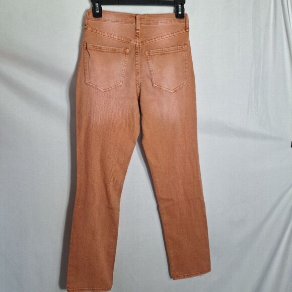 Sam Edelman Womens Jeans High Rise Slim Straight Distressed Boho Casual Size 24 - Picture 9 of 10